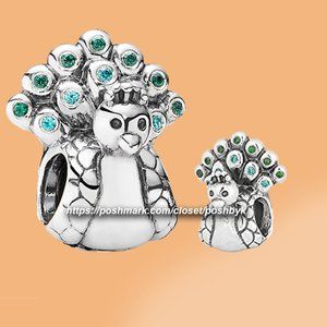 PANDORA Peacock Charm 791227MCZ
